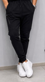 joggers with zipper