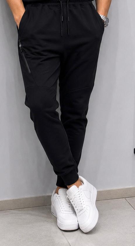 joggers with zipper