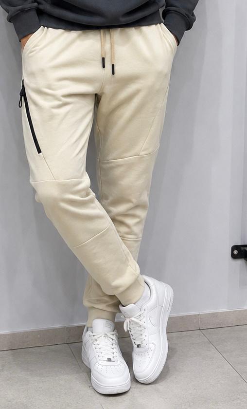 joggers with zipper