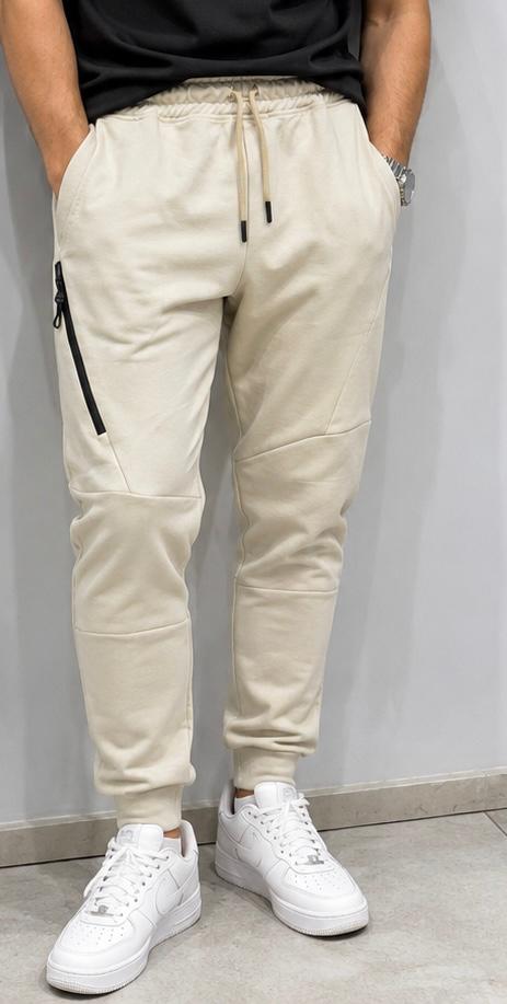 joggers with zipper
